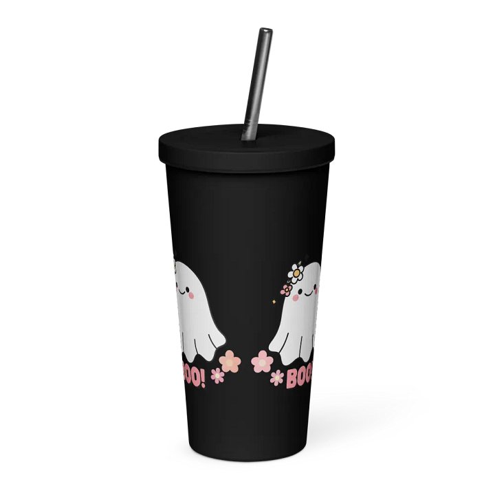 Flower Boo Ghost Insulated Tumbler product image (2)