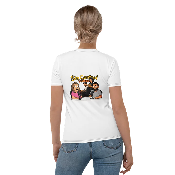 Sin Control Podcast Women’s Crew Neck Tee product image (1)