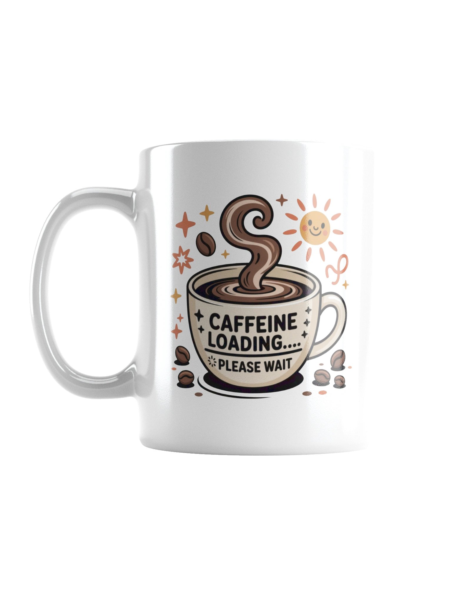 Caffeine Loading Funny Coffee Mug – Humor for Every Morning product image (1)