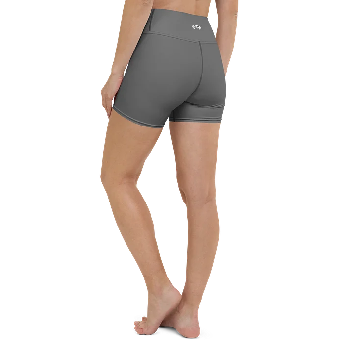 His House Womens Yoga Shorts - Grey product image (1)