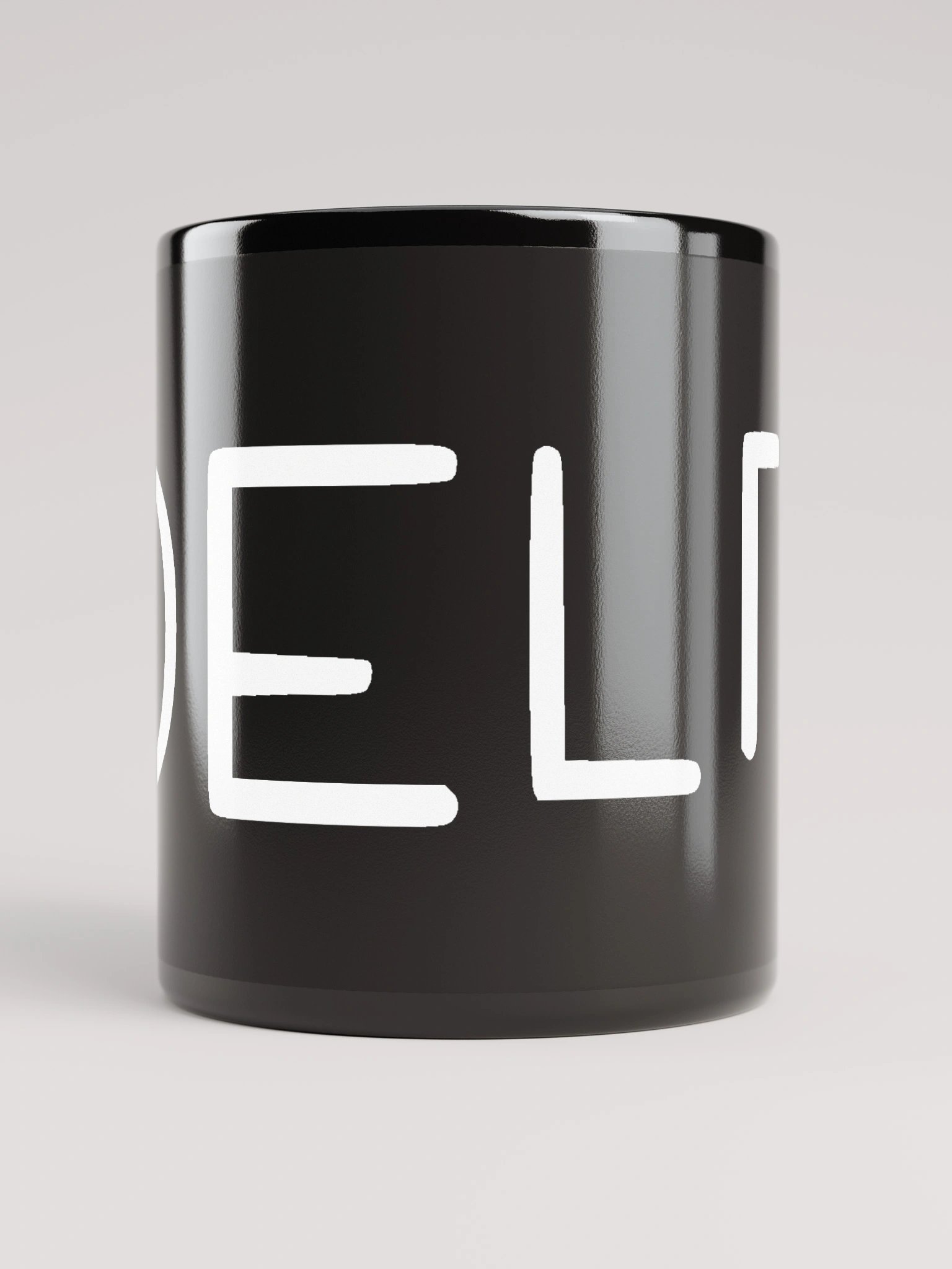 DELTA Mug Text Wht/Blk product image (9)