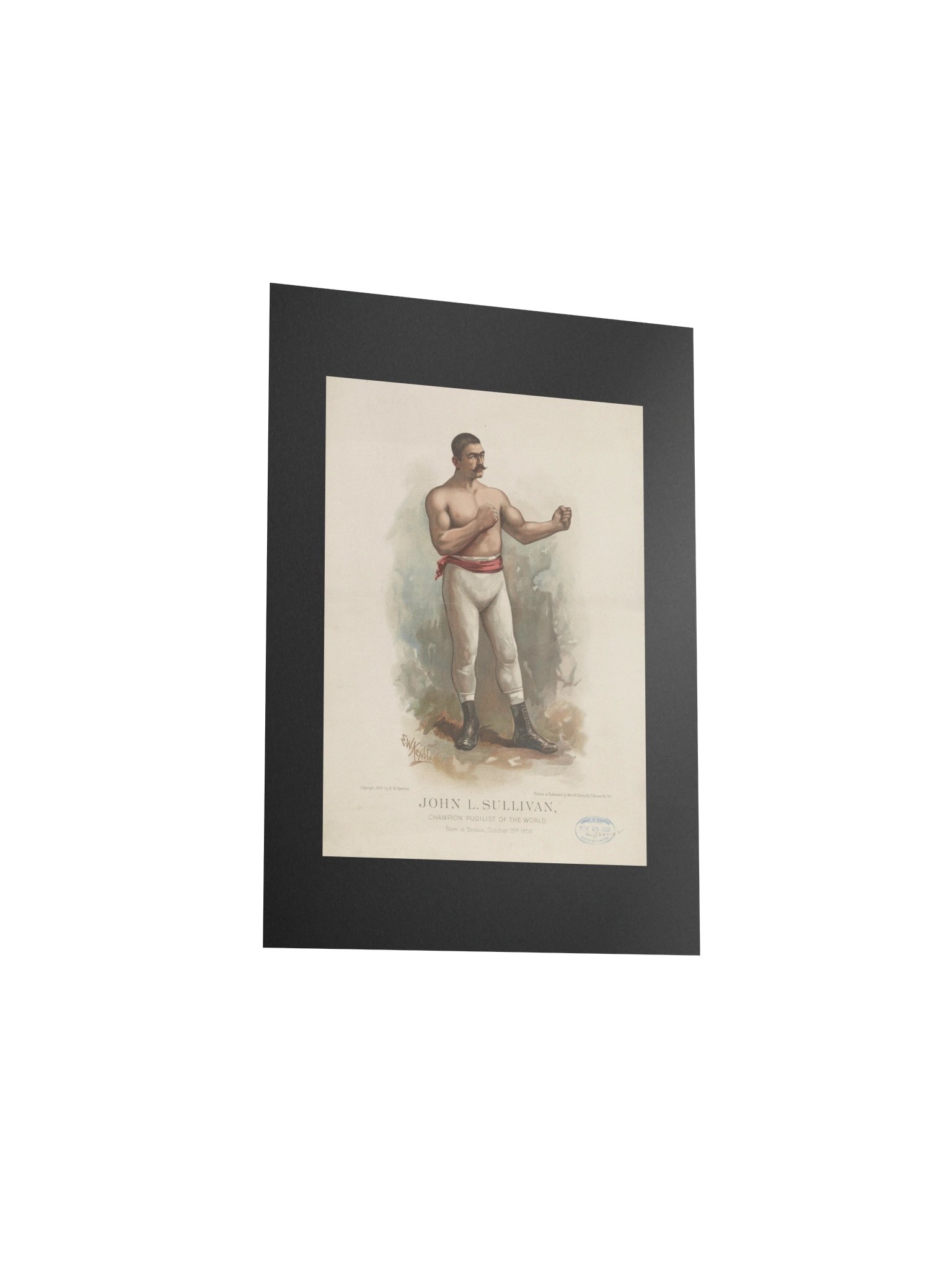 John L. Sullivan Champion Pugilist of the World Print product image (3)