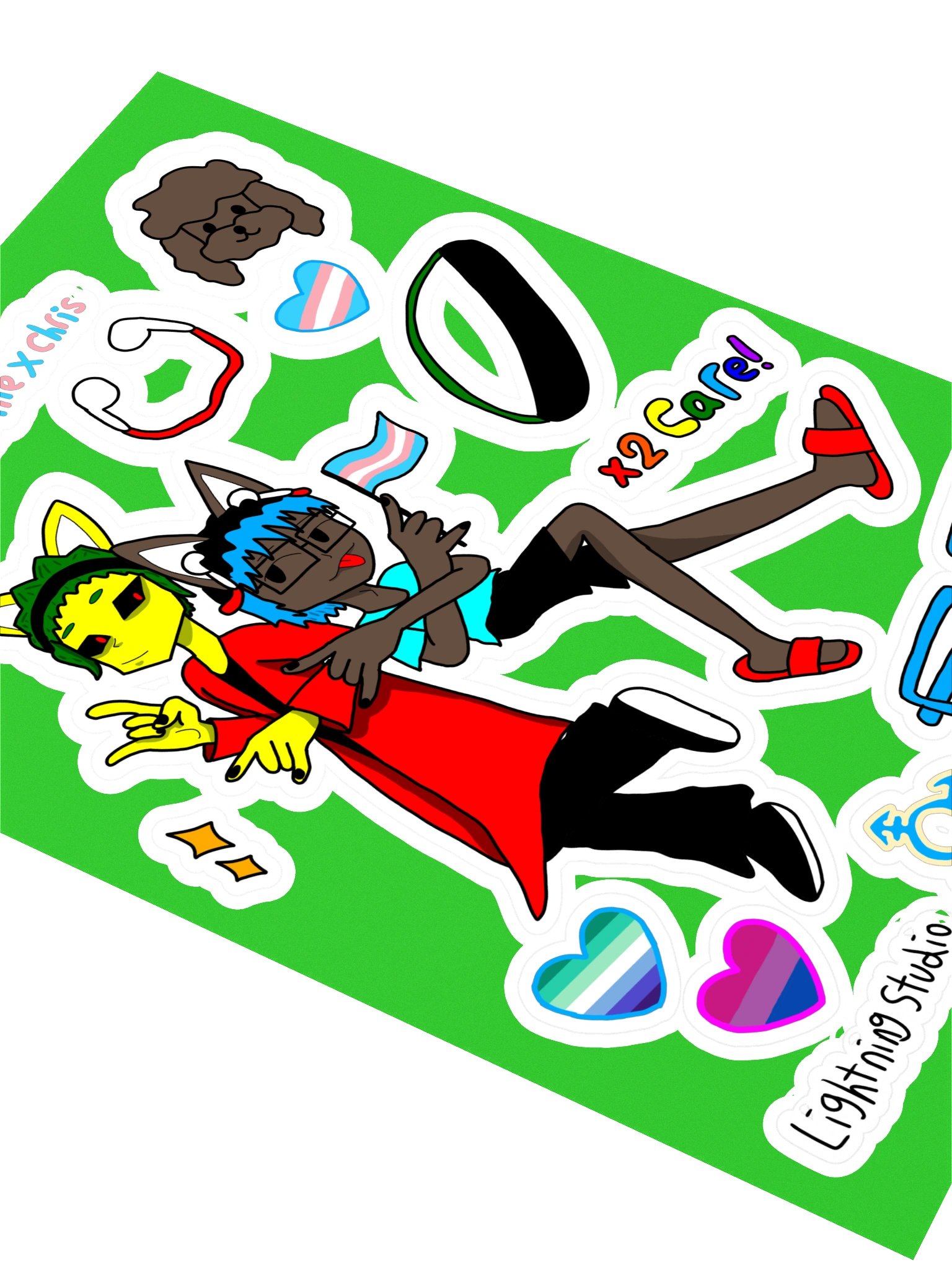 Spitfire X Chris sticker sheet product image (3)