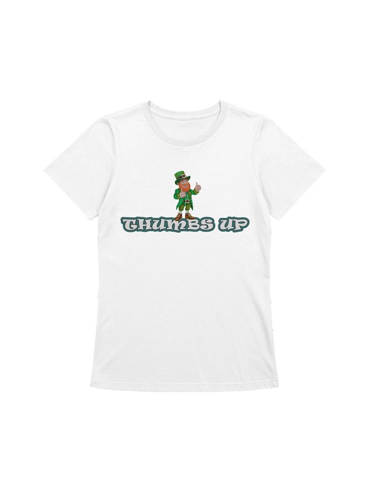 Leprechaun "THUMBS UP" T-Shirt. Women's Bella+Canvas Supersoft Relaxed-fit T-Shirt product image (1)