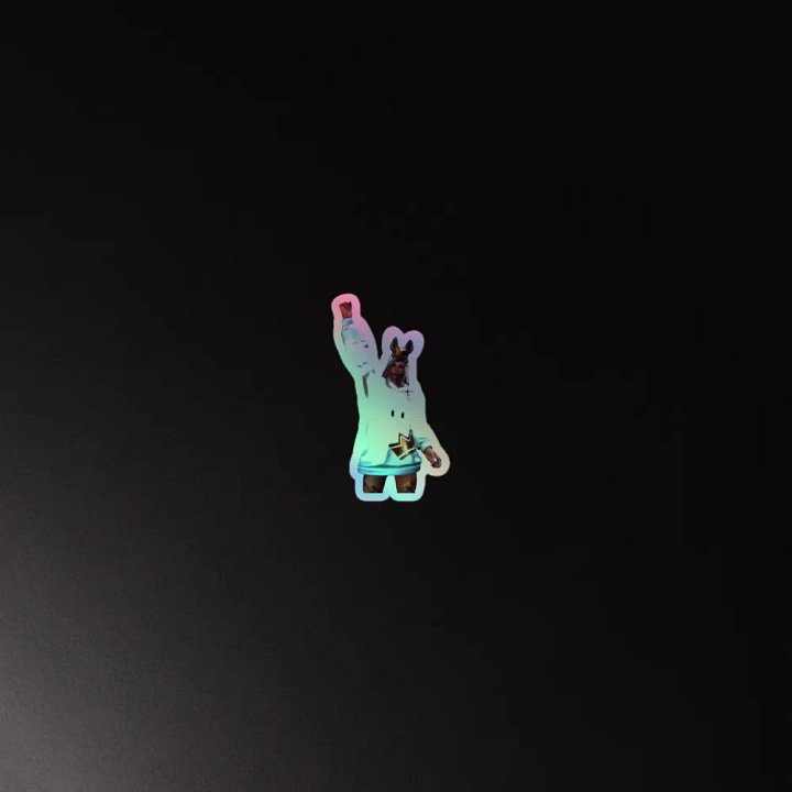 Enigmatic Bunny Holographic Sticker Sheet product image (4)