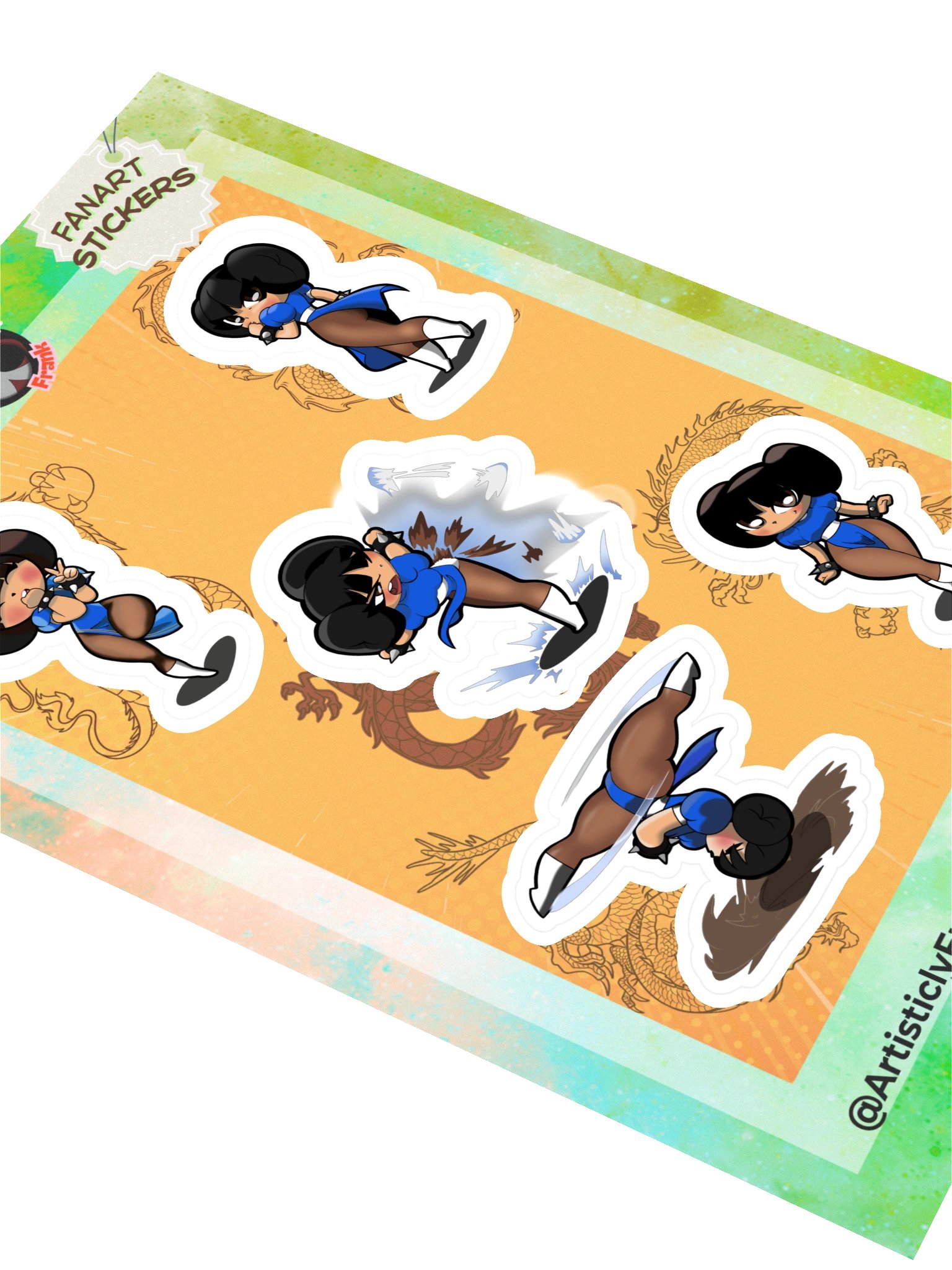 Chibi Chun-Li Sticker Pack product image (2)