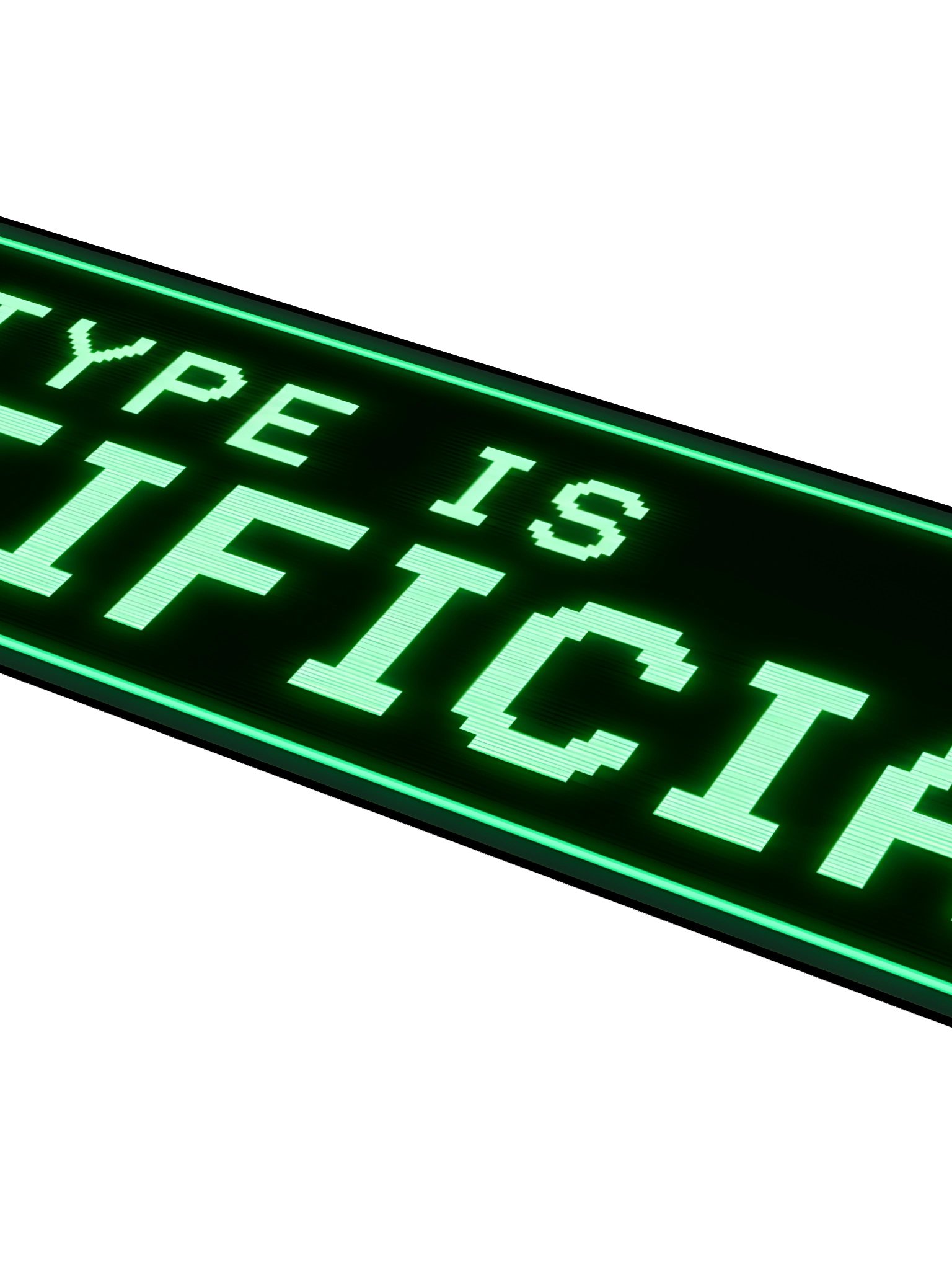 My Type Is Artificial. Bumper Sticker product image (4)