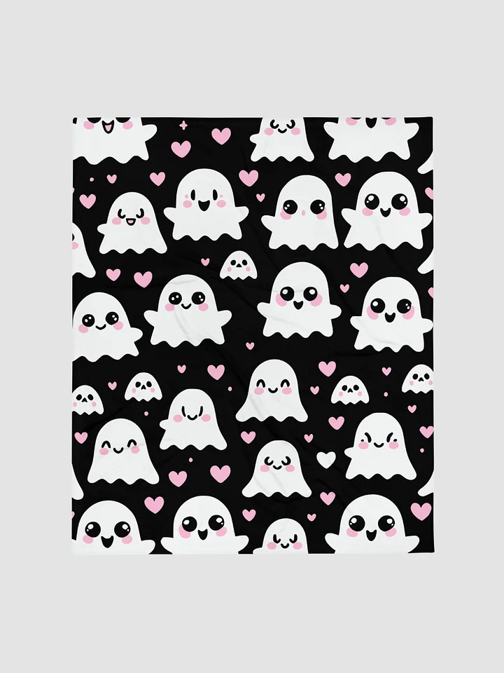 Cute Ghosts Throw Blanket product image (1)