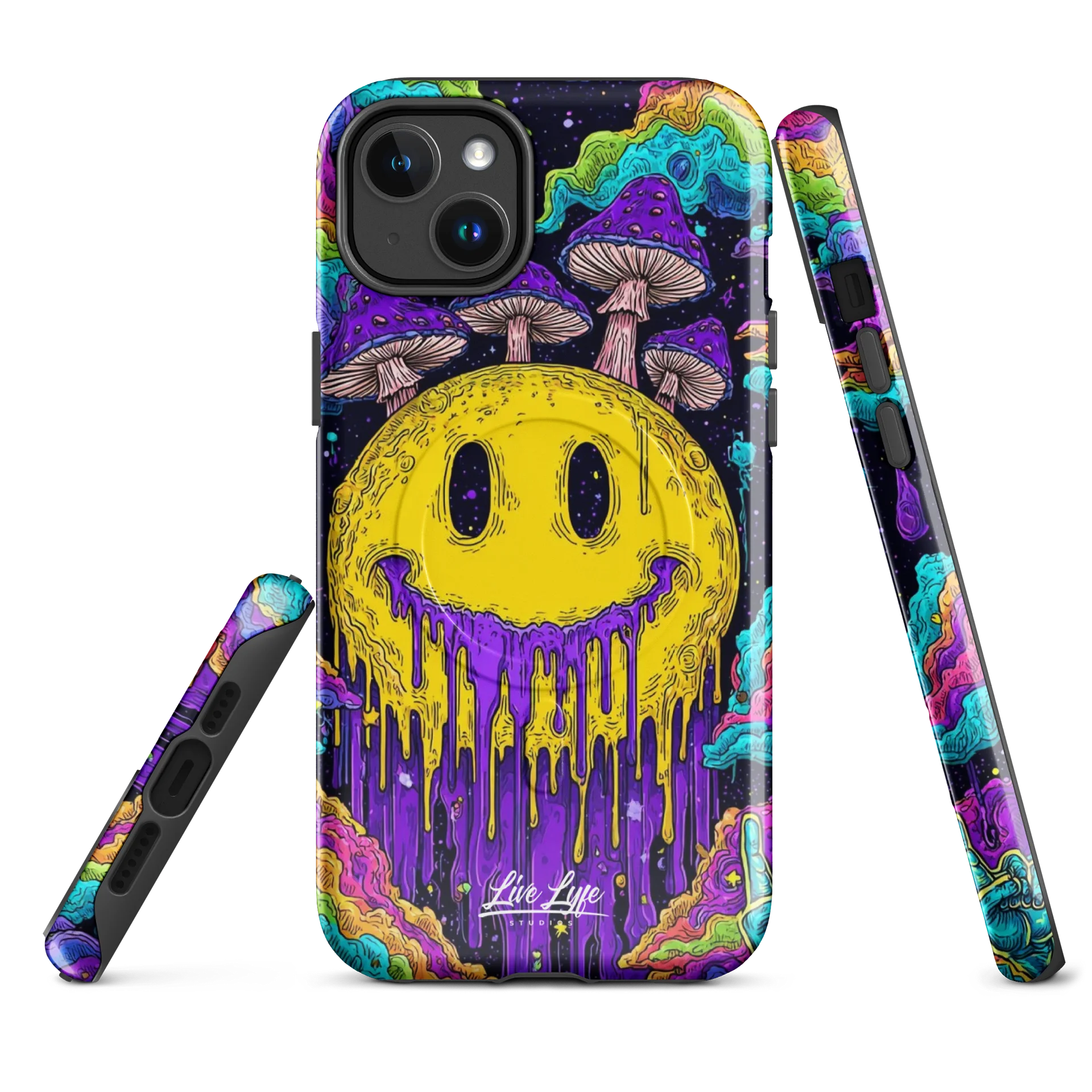 Trippie Smiley Face MagSafe Tough Case for iPhone® product image (1)