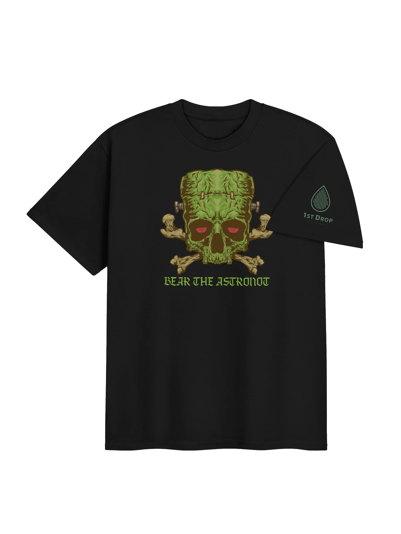 Bear the Astronot Frankenstein Skull T-shirt