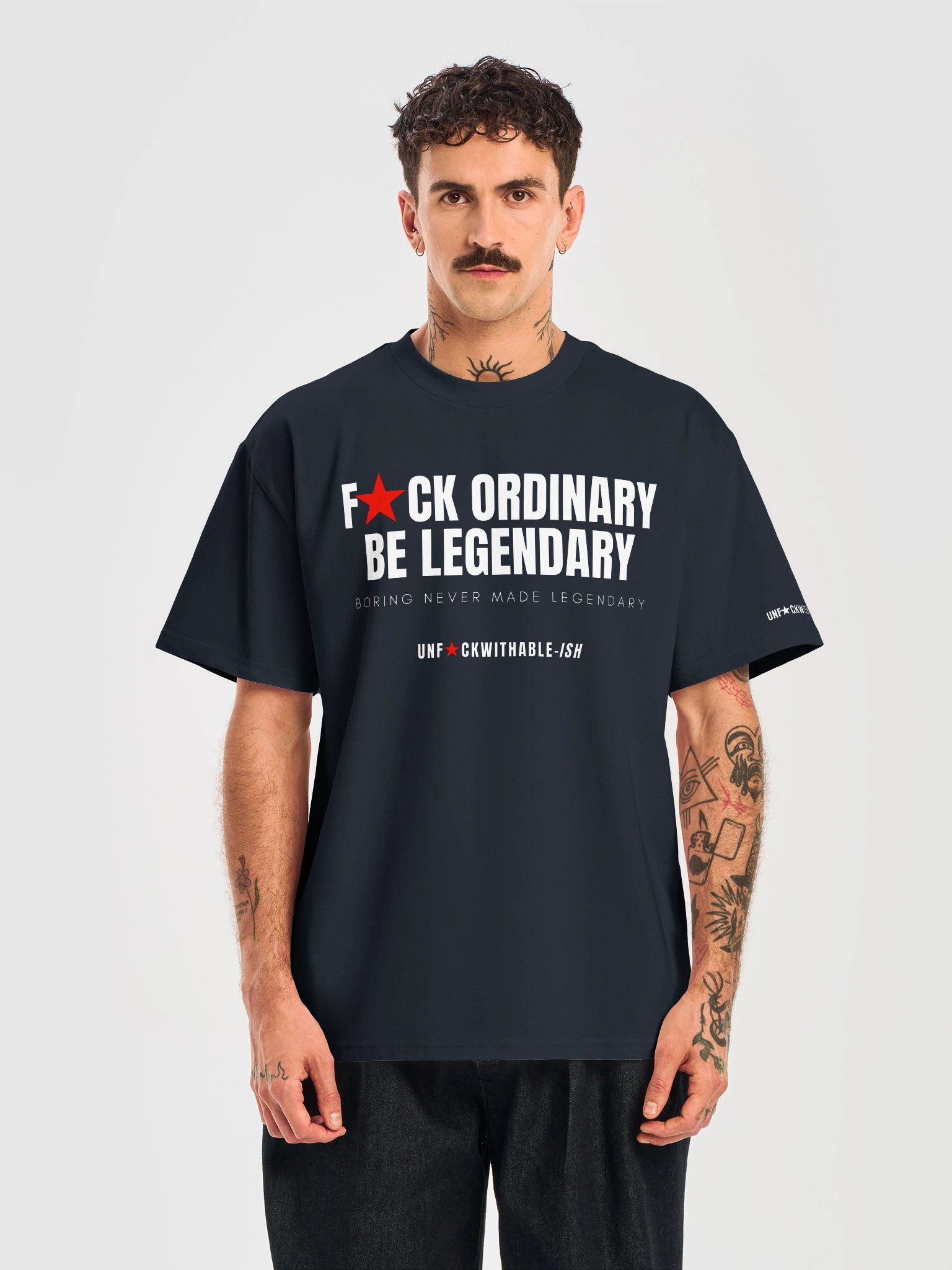 UNF★CKWITHABLE-ISH™ Men's Be Legendary Oversized T-Shirt product image (5)