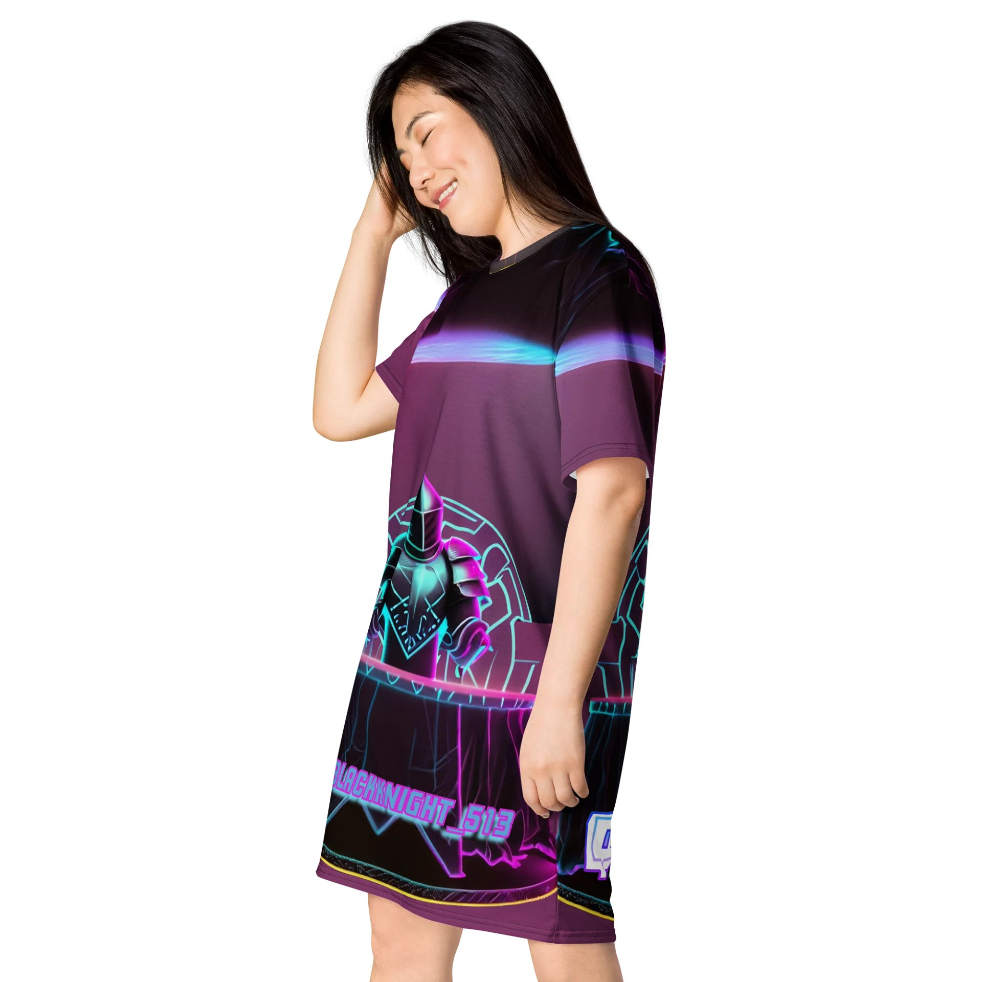 Blackknight513 All-Over Print T-Shirt Dress product image (3)