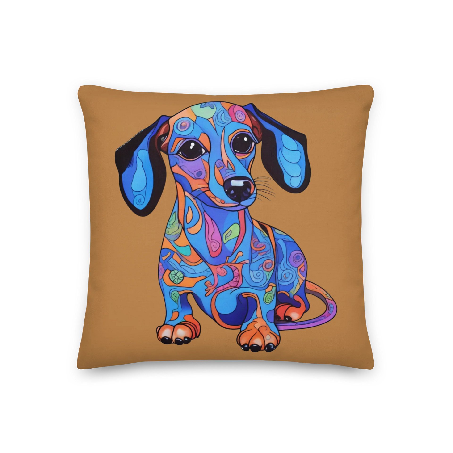 Psychedelic Dachshund #1 - Pillow product image (1)