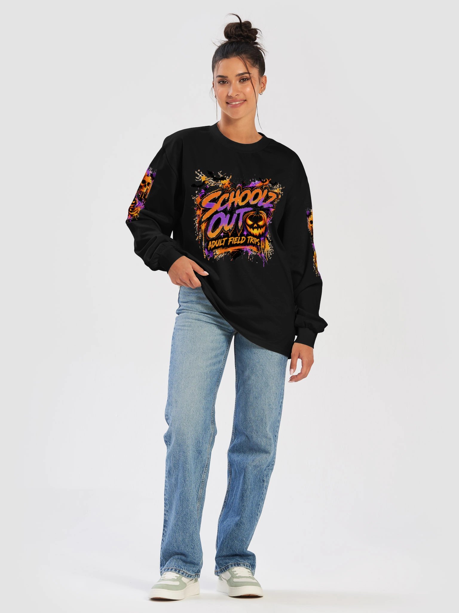 Schoolz Out 2026 Halloween Long Sleeve Shirt product image (5)