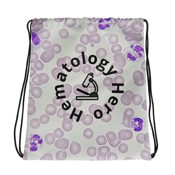 Hematology Hero Drawstring Backpack product image (1)