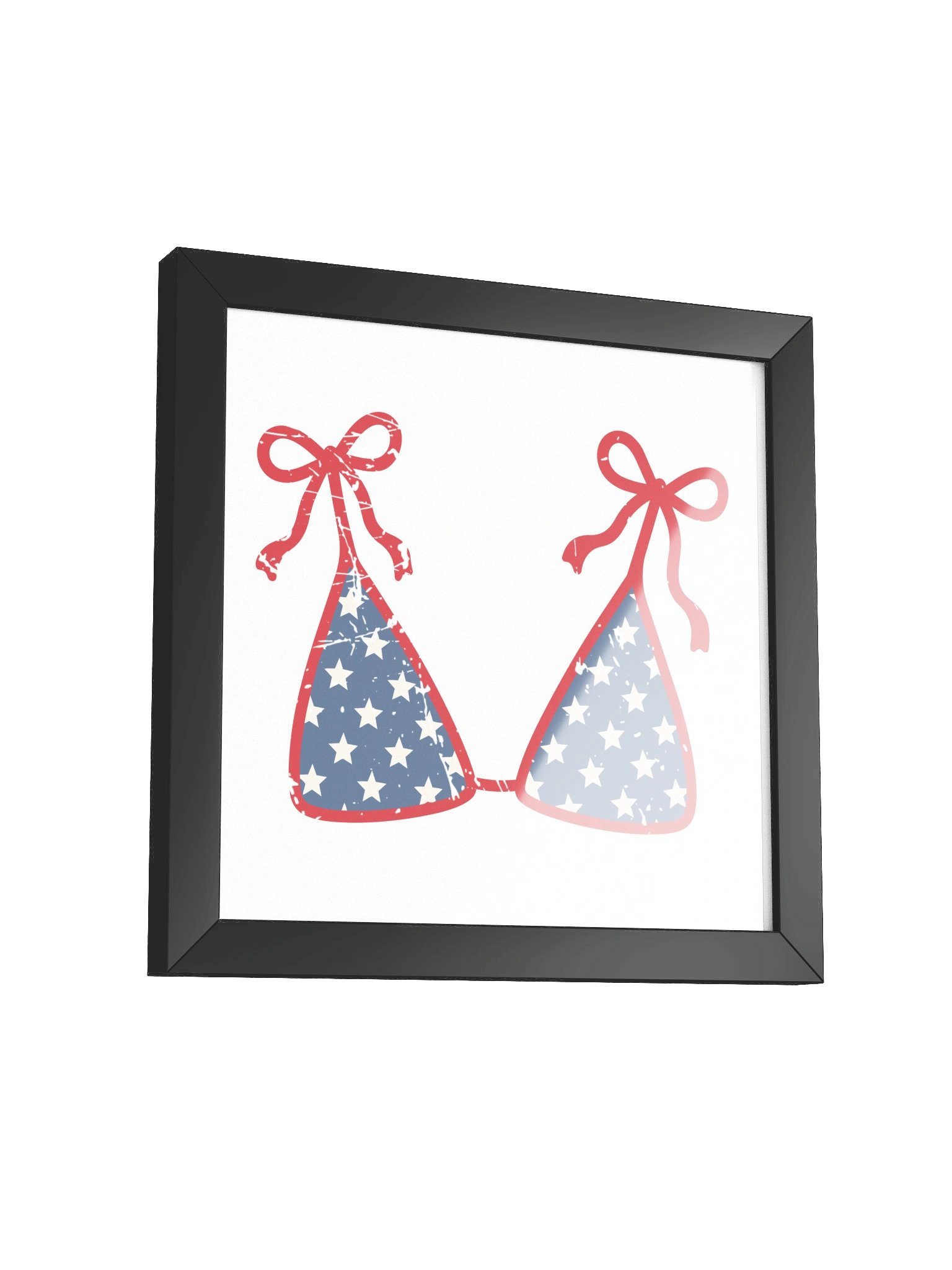 Patriotic Party Hat Duo Framed Poster product image (31)