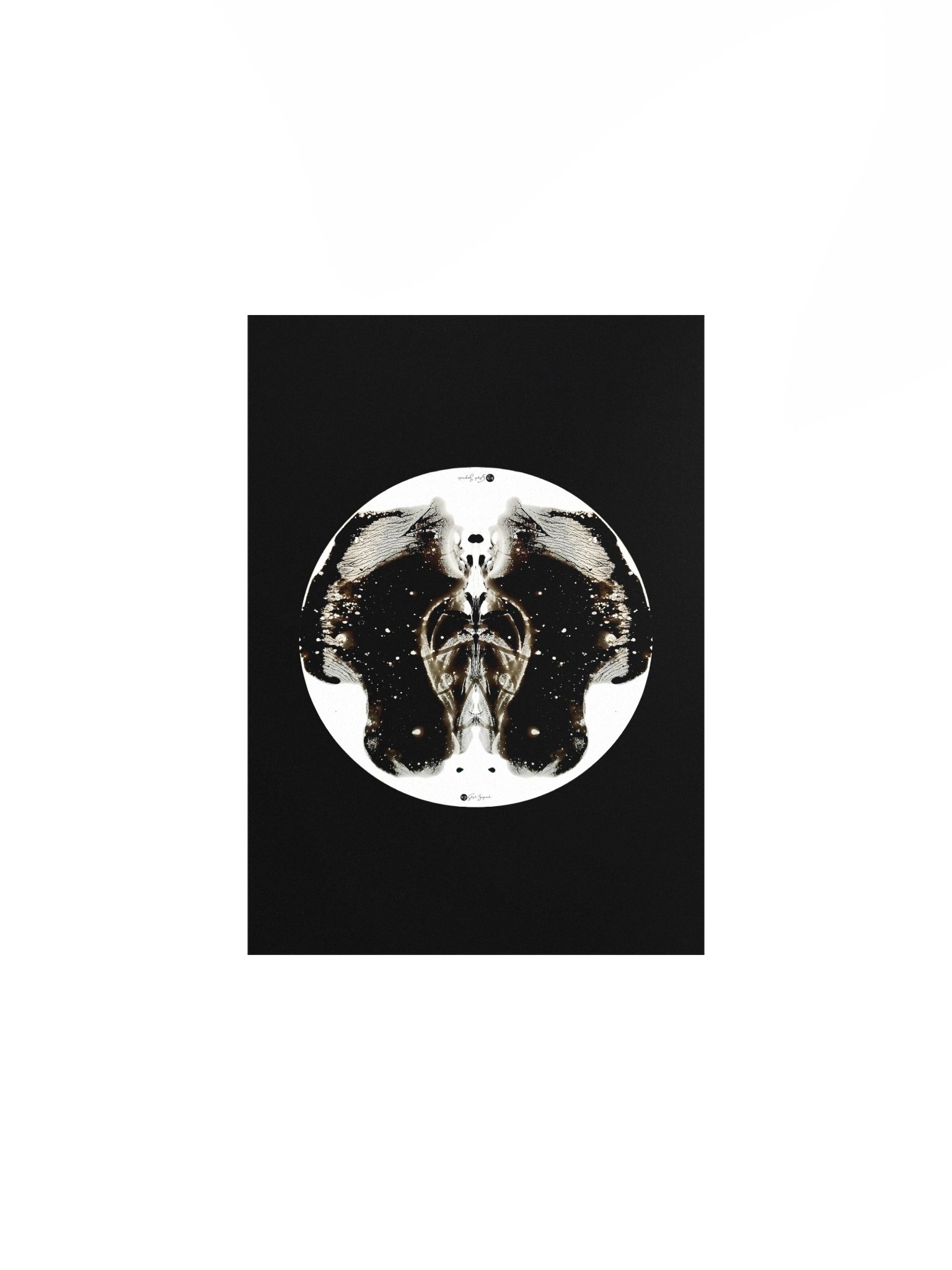 MILKY WAY MOON | Inkblot Print product image (1)