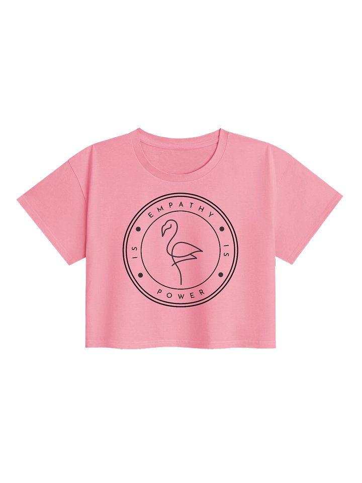 Empathy is Power Crop Top (Lighter Colours) product image (1)