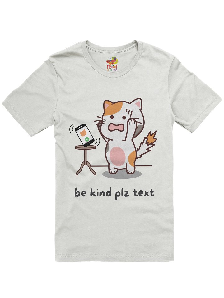 Be Kind Plz Text Cat Tee (Unisex) product image (2)