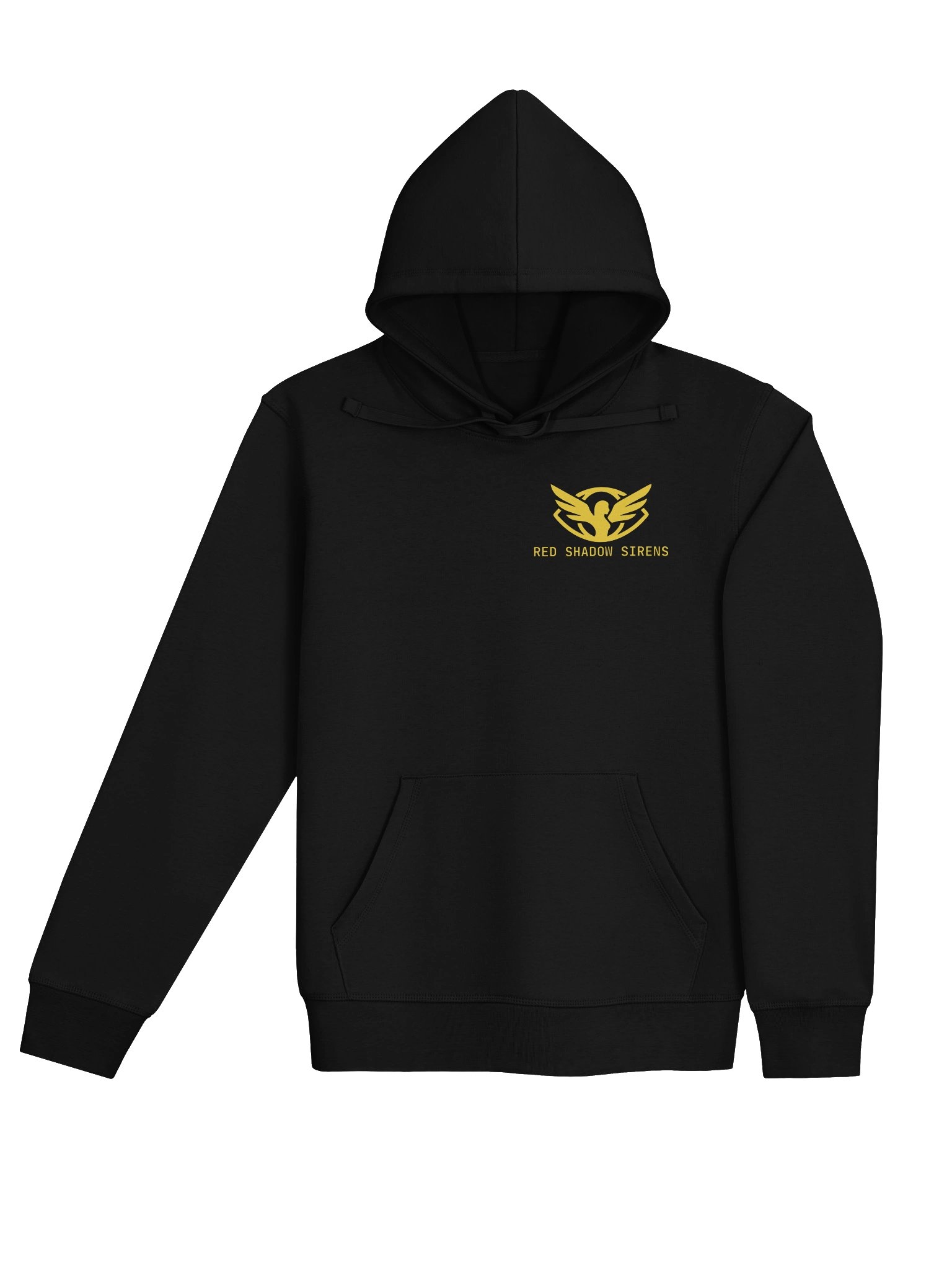 Unisex organic hoodie (agency logo, gold) product image (4)