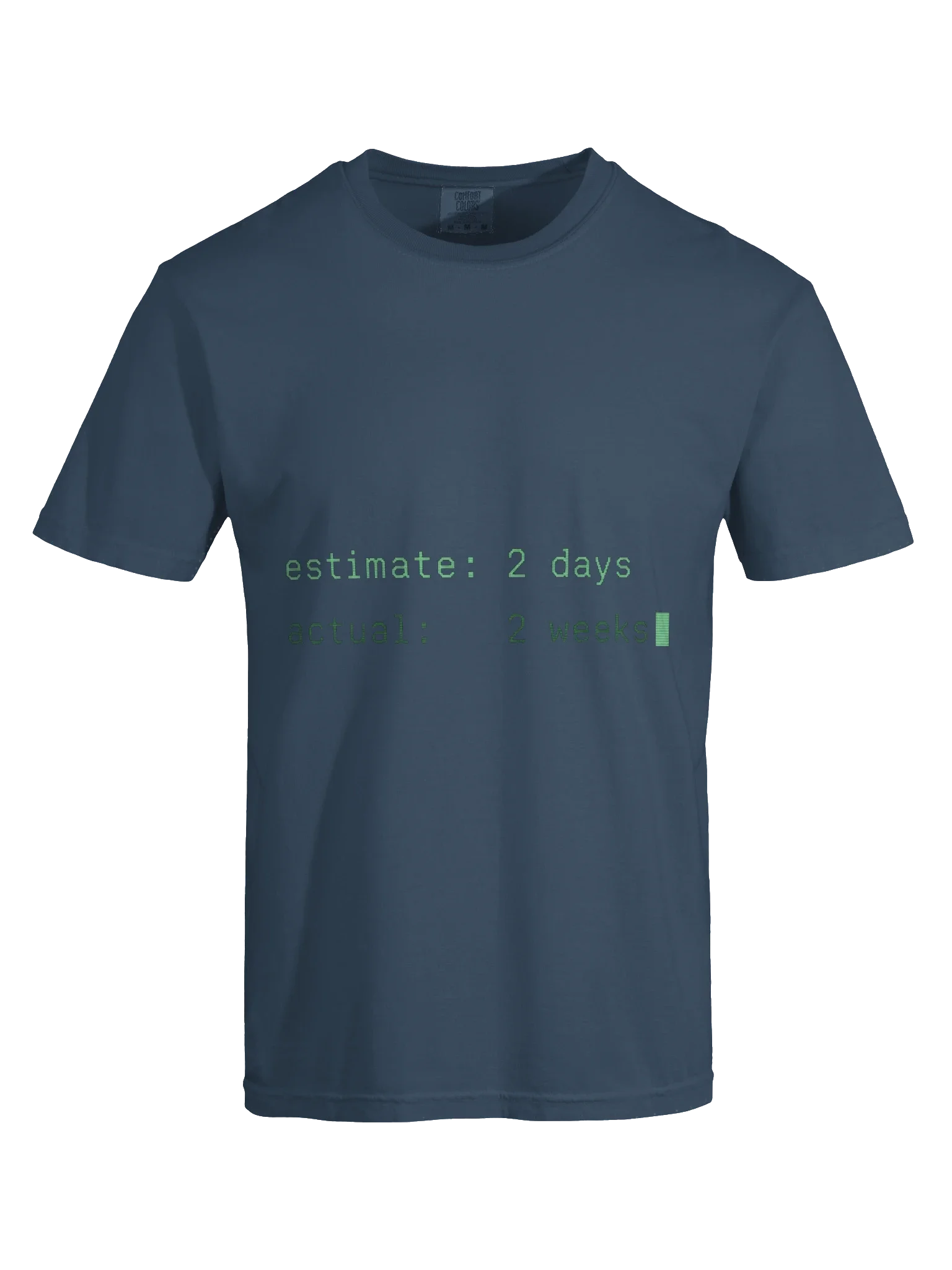 Estimate 2 Days Actual 2 Weeks Tee — view 21