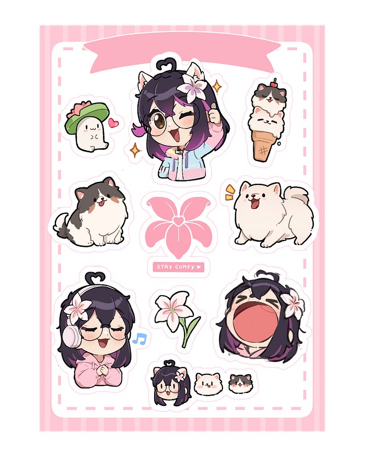 sticker sheet (6 x 8 in) product image (1)