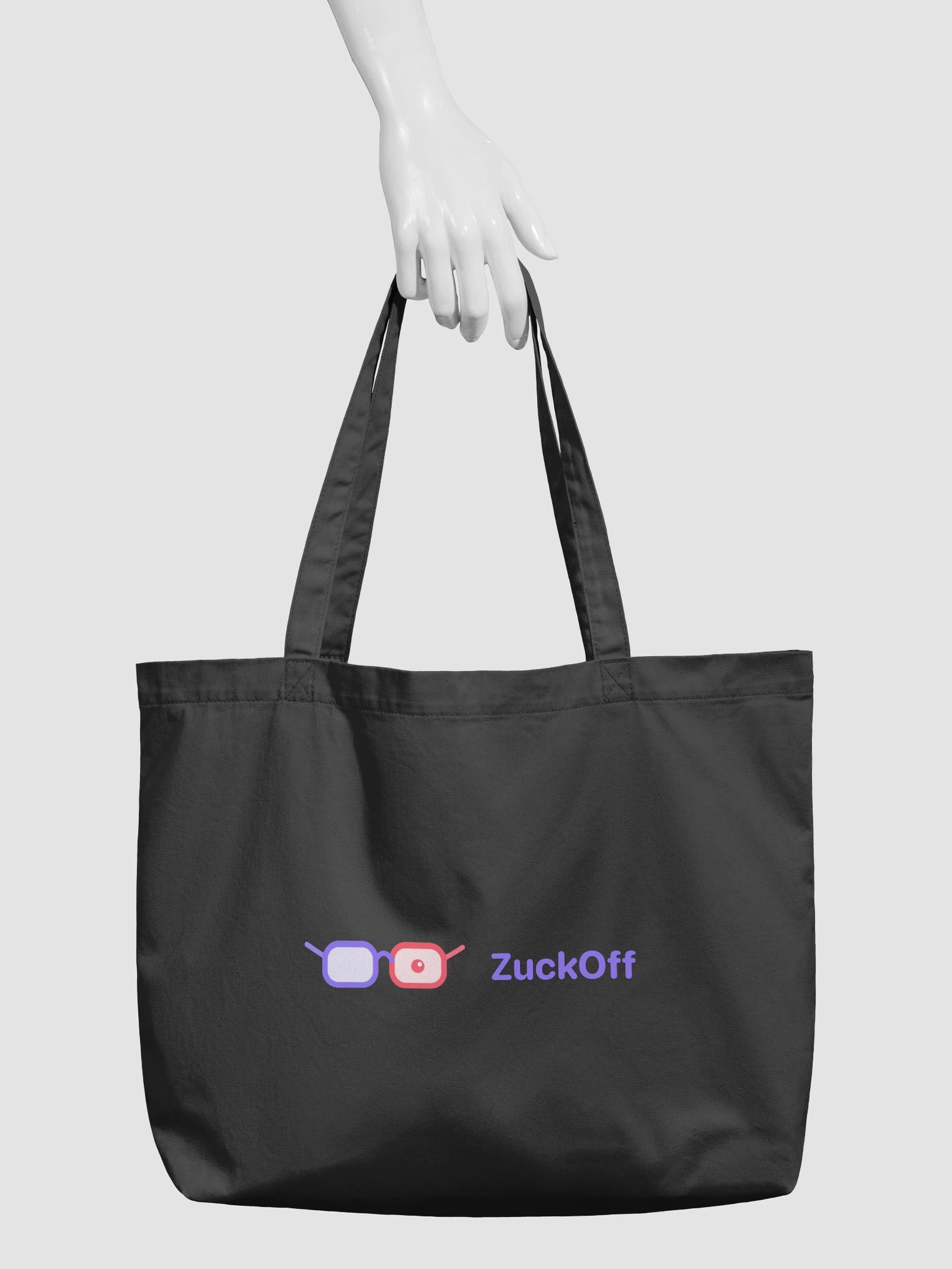 ZuckOff Purple Tote Bag product image (5)
