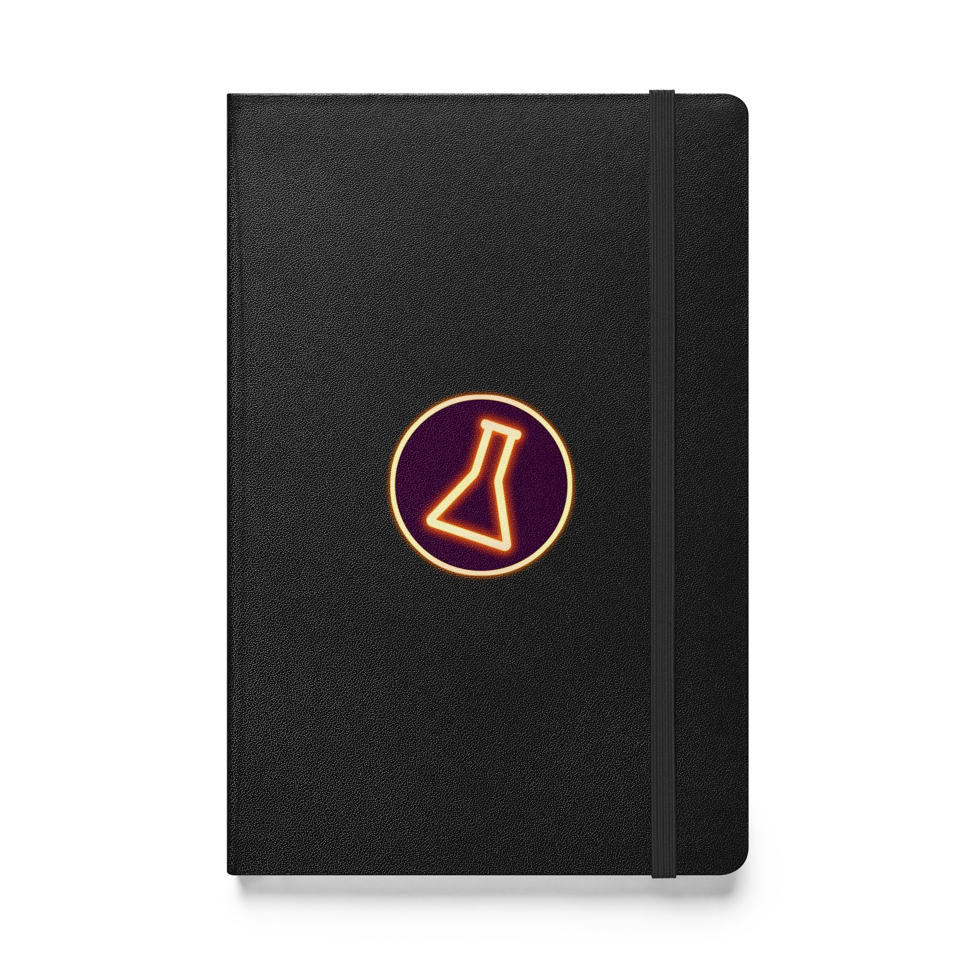 Glowing Erlenmeyer Flask Hardcover Notebook product image (1)