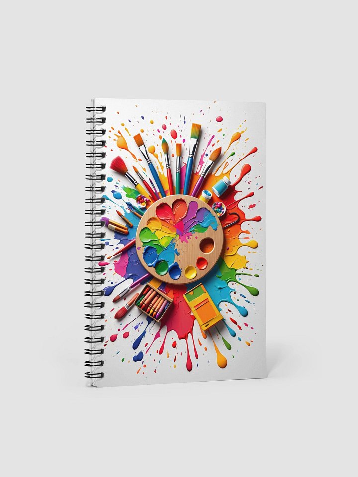 Color Splash Spiral Notebook product image (1)