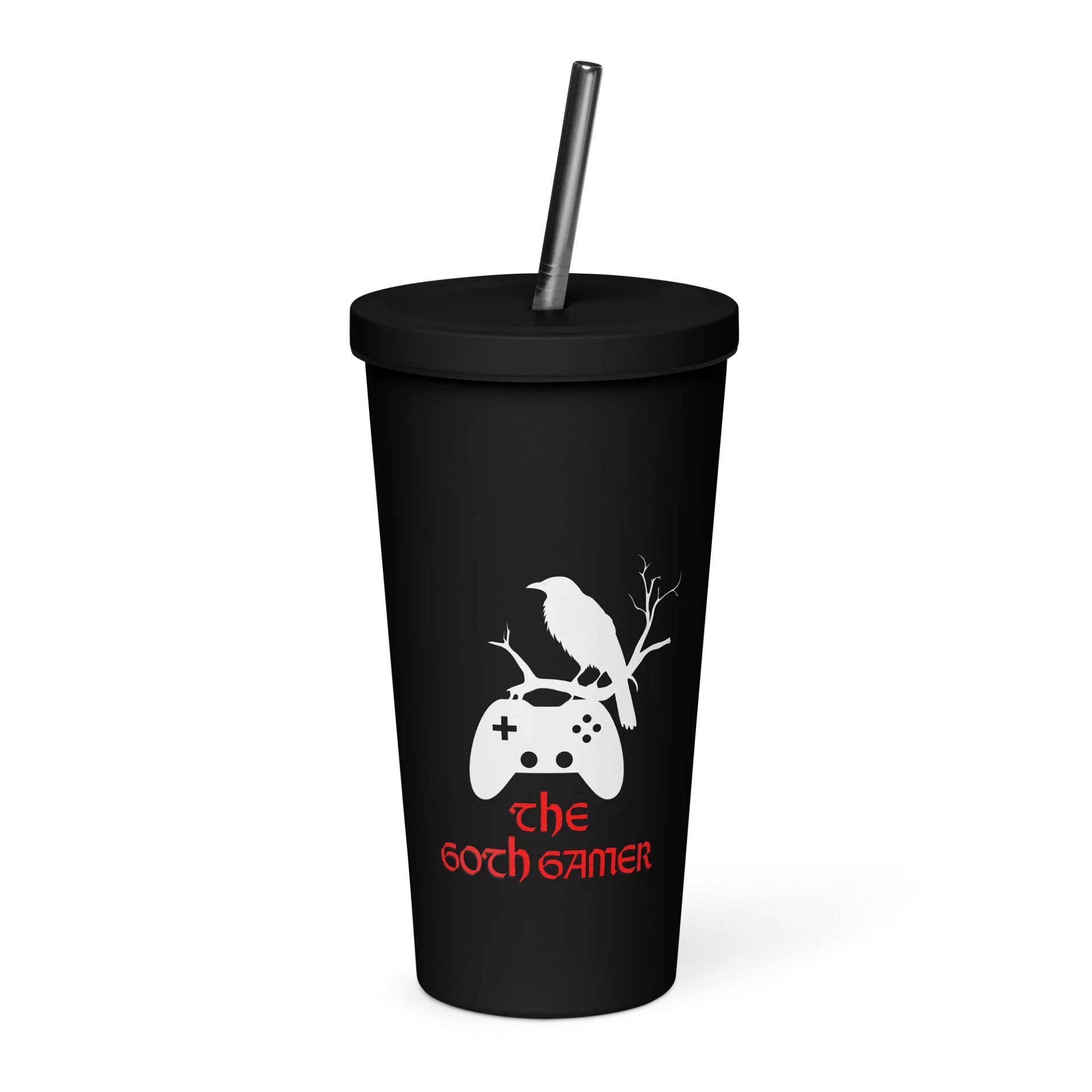 Goth Gamer Matte Tumbler with Straw product image (1)