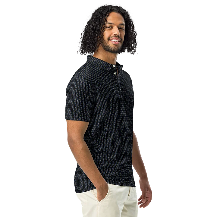 OVTLYR ALL OVER PRINT - POLO SHIRT - RUNS SMALL (ORDER NEXT SIZE UP) - Black product image (1)
