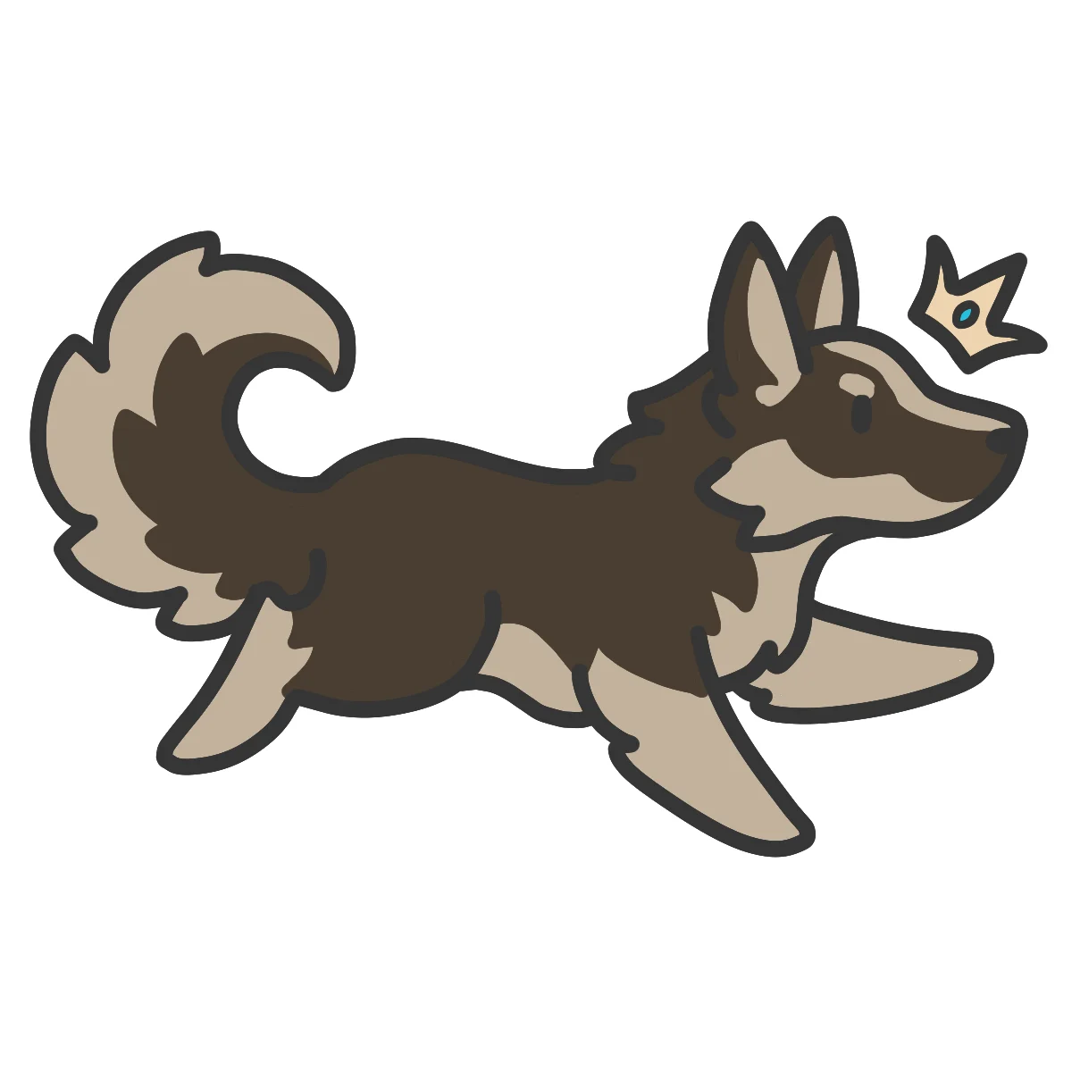 Doggo Prince Sticker product image (1)