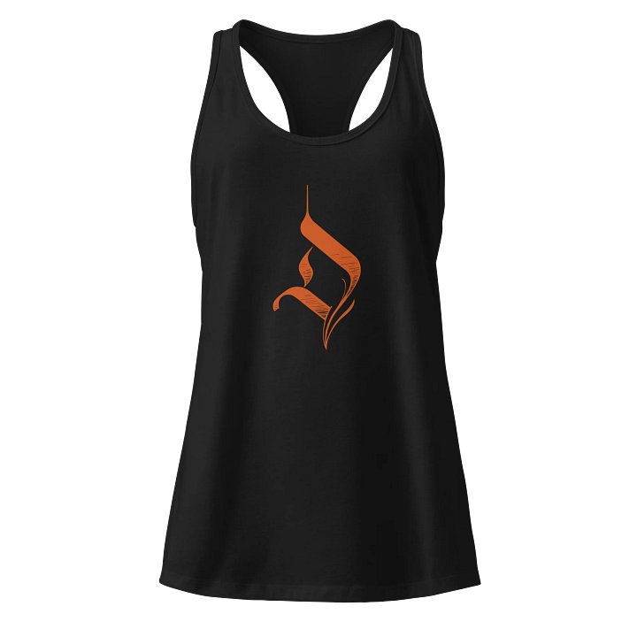 The Big D (orange) singlet - female product image (1)