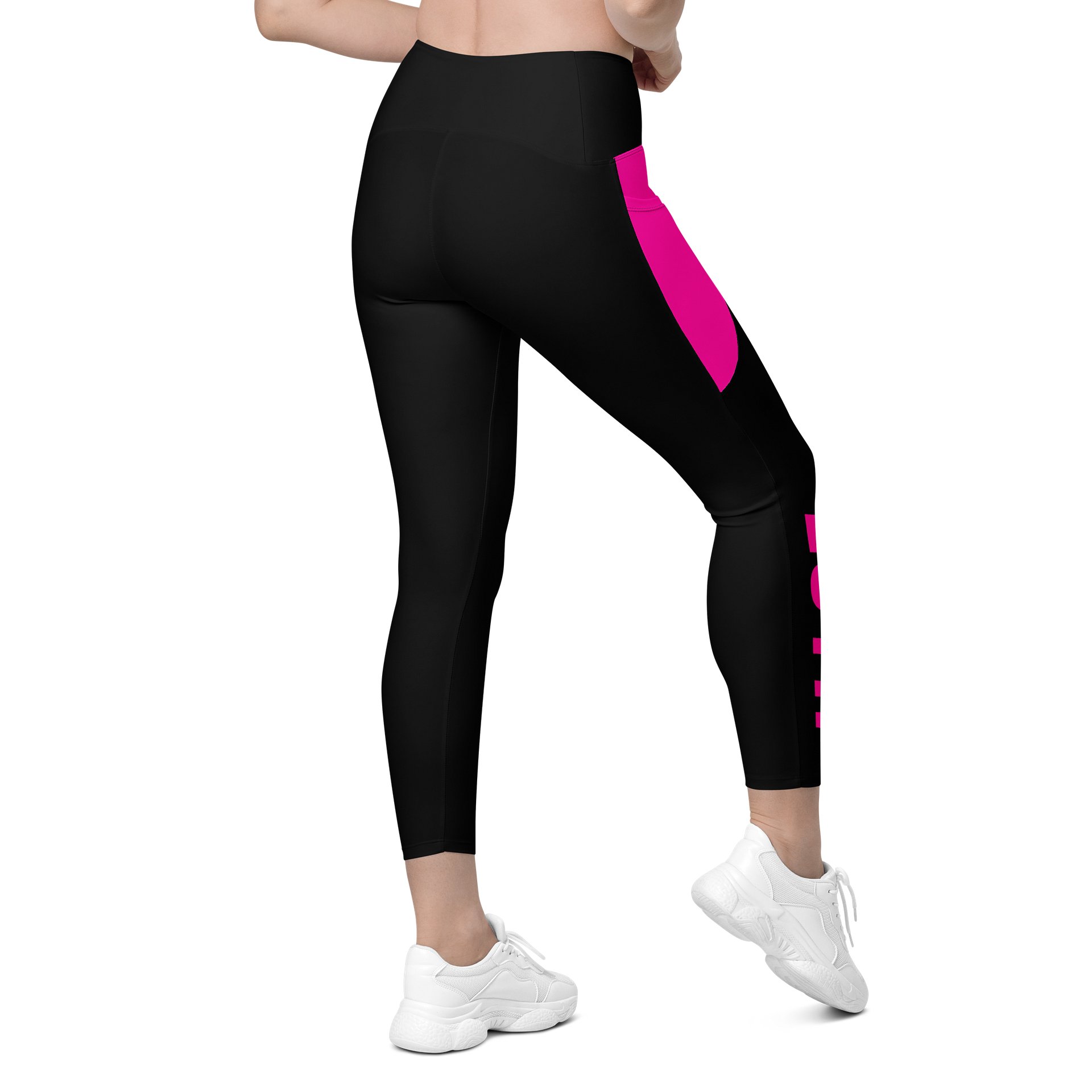 Lúth | Crossover Semi Compression Workout Leggings with Pockets & Sun protection product image (8)