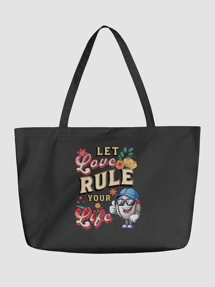 Let Love Rule Your Life Colorful Eco-Friendly Tote Bag product image (2)
