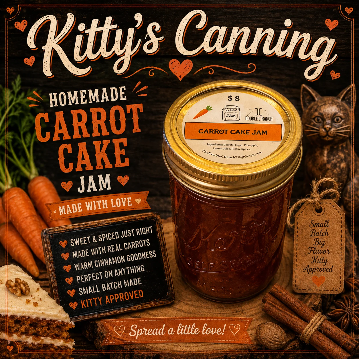 Organic Carrot Cake Jam product image (1)