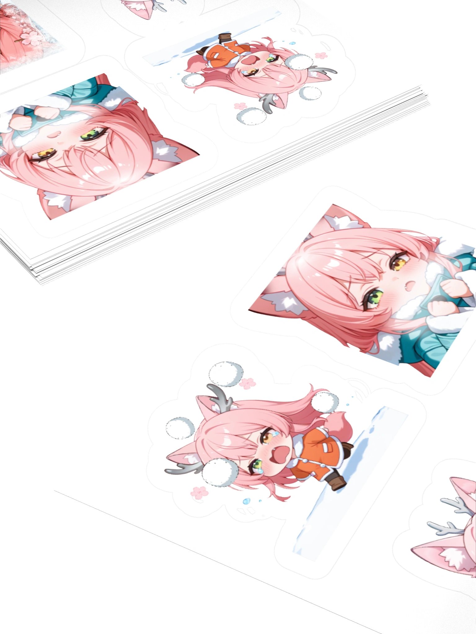 Snowed In Fox Sticker Pack product image (4)