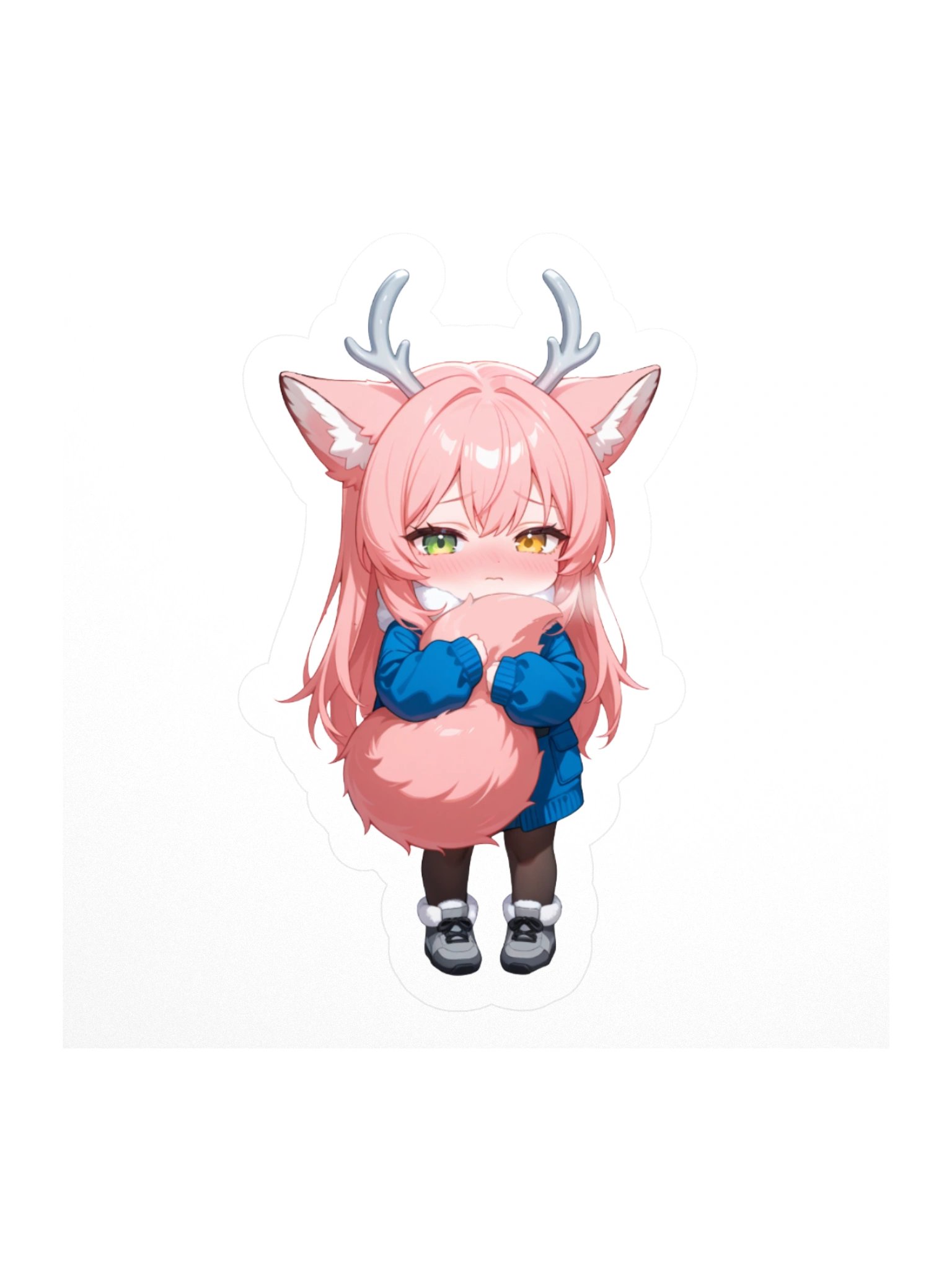 Cold Tail – Full Body Fox Sticker product image (1)