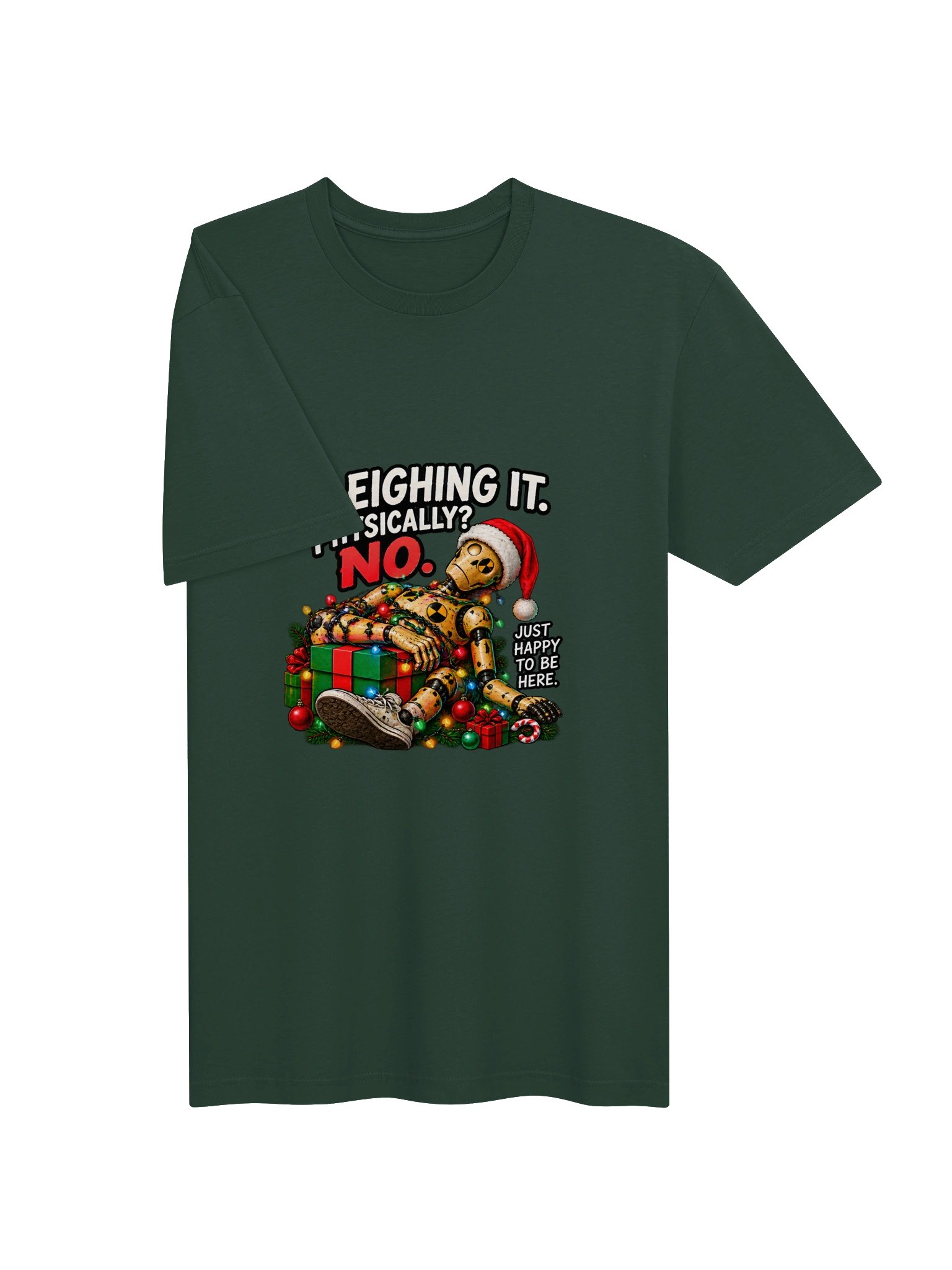 Funny Christmas Shirt — Sleighing It, Physically? No. | Broken Sleigh™ product image (4)