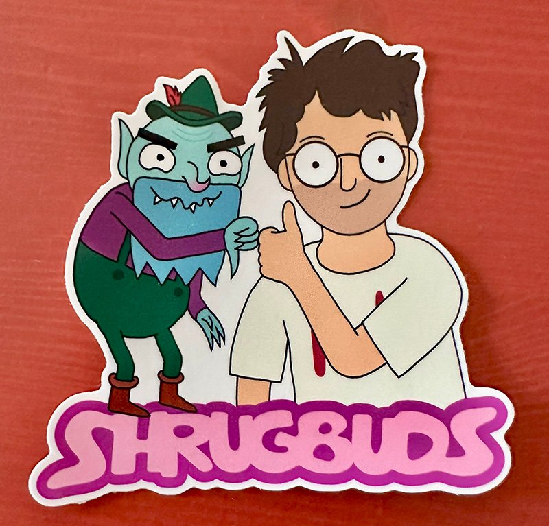 Shrugbuds 3-Sticker Pack product image (3)