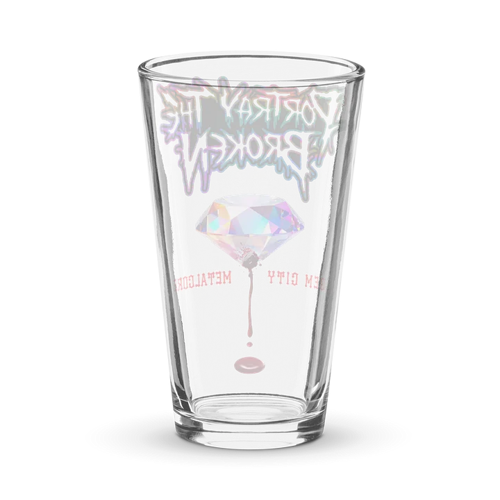 Portray the Broken Gem City Pint Glass product image (2)
