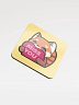 Love Hearts - Miss You - Glossed Cork Coaster