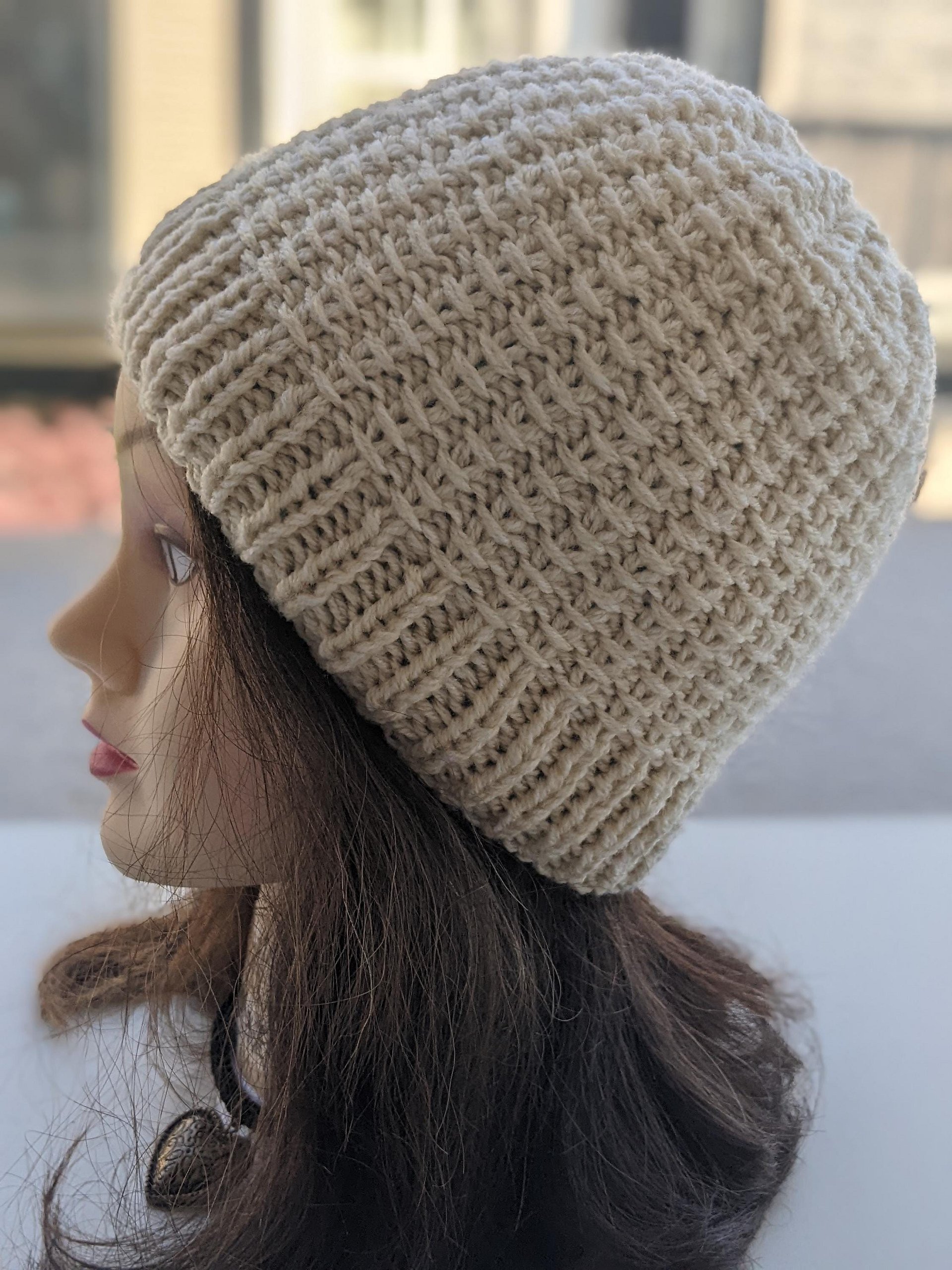 Knit Two-Needles Hat Pattern product image (3)