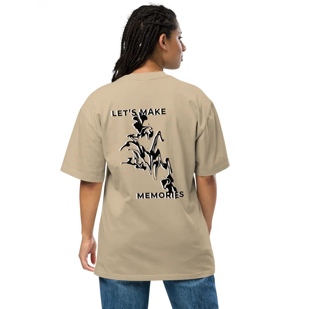 Let's Make Memories Oversized Premium Tee V2 product image (16)