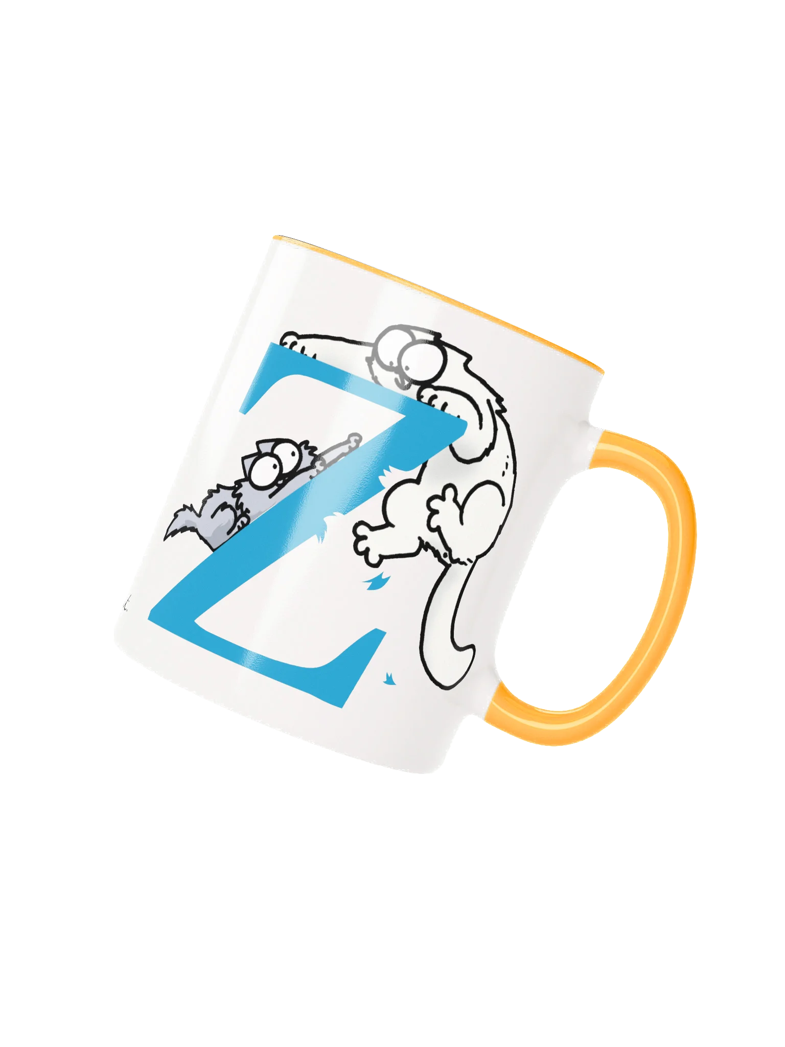 Cat Monogram Mug - Z product image (1)