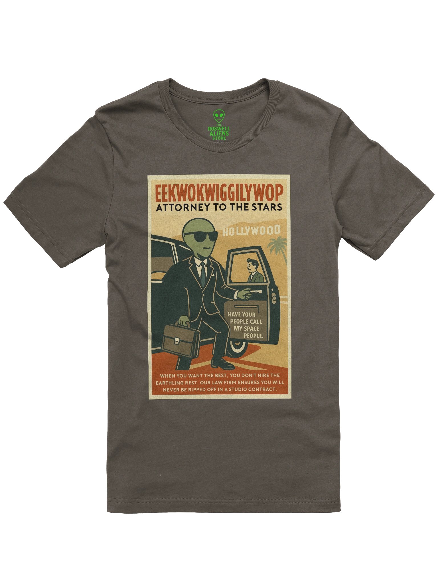 Attorney to the Stars Parody Roswell Aliens 1950's Retro Concert Tee Fit Unisex T-Shirt product image (25)