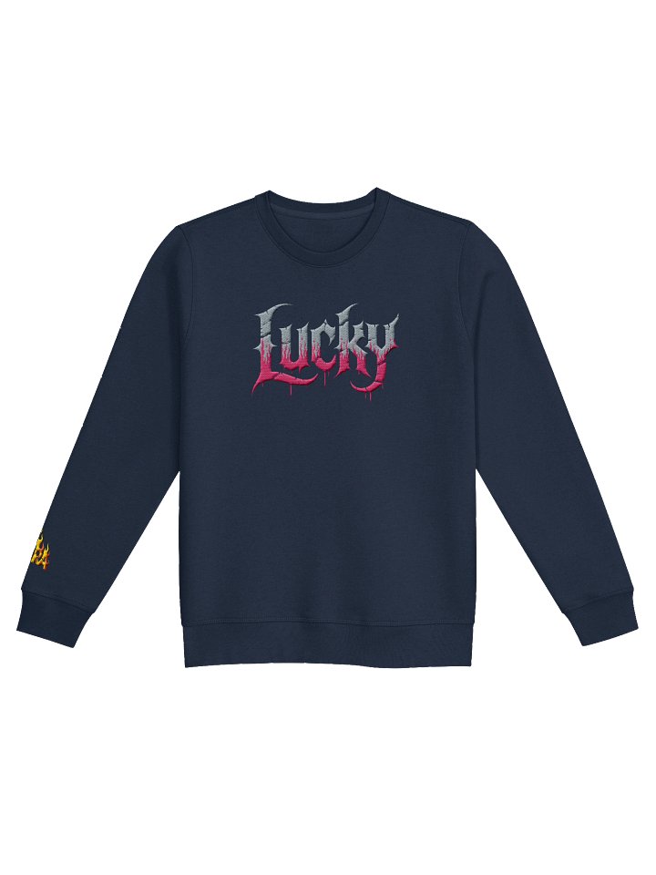 LUCKY Flaming AURA Unisex Organic Sweatshirt product image (1)