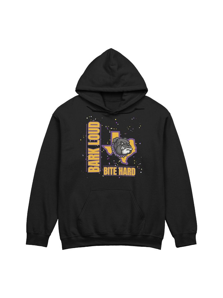 Bark Loud Spirit Hoodie - Purple on Gold product image (1)