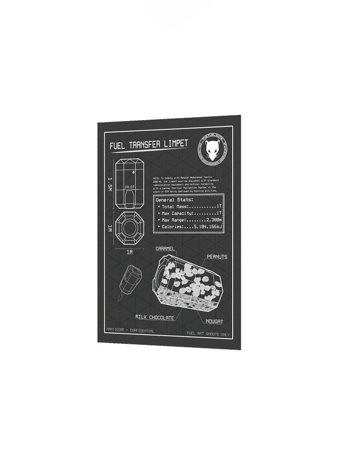 Fuel Transfer Limpet Poster, Black product image (2)
