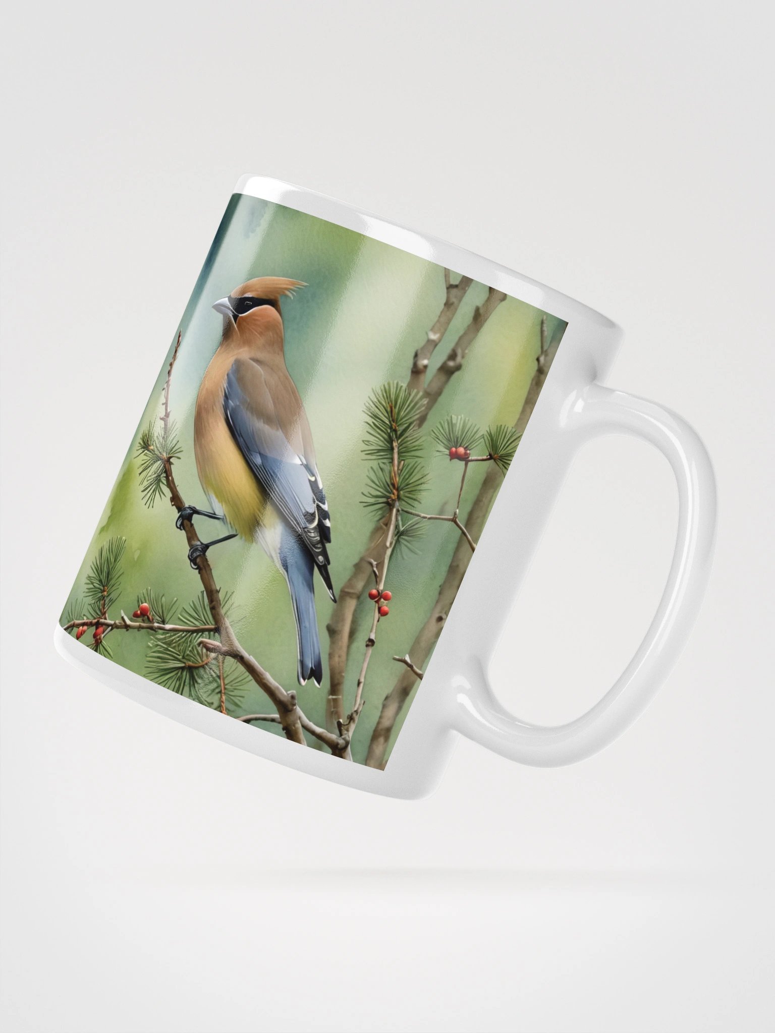 Cedar Waxwing Mug product image (4)